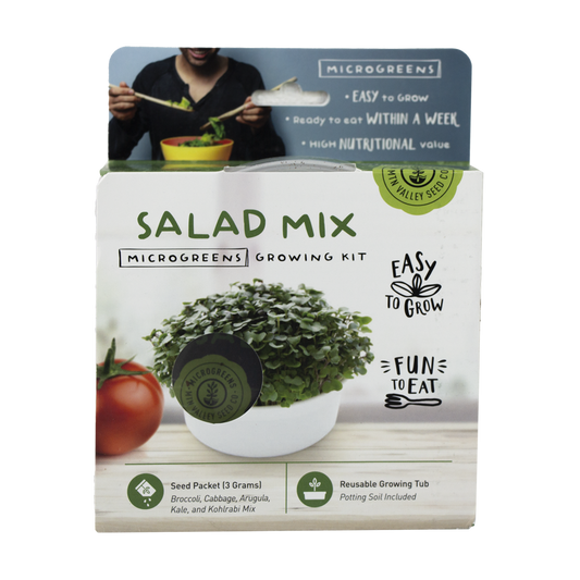 Mini Microgreens Growing Kit- Salad Mix