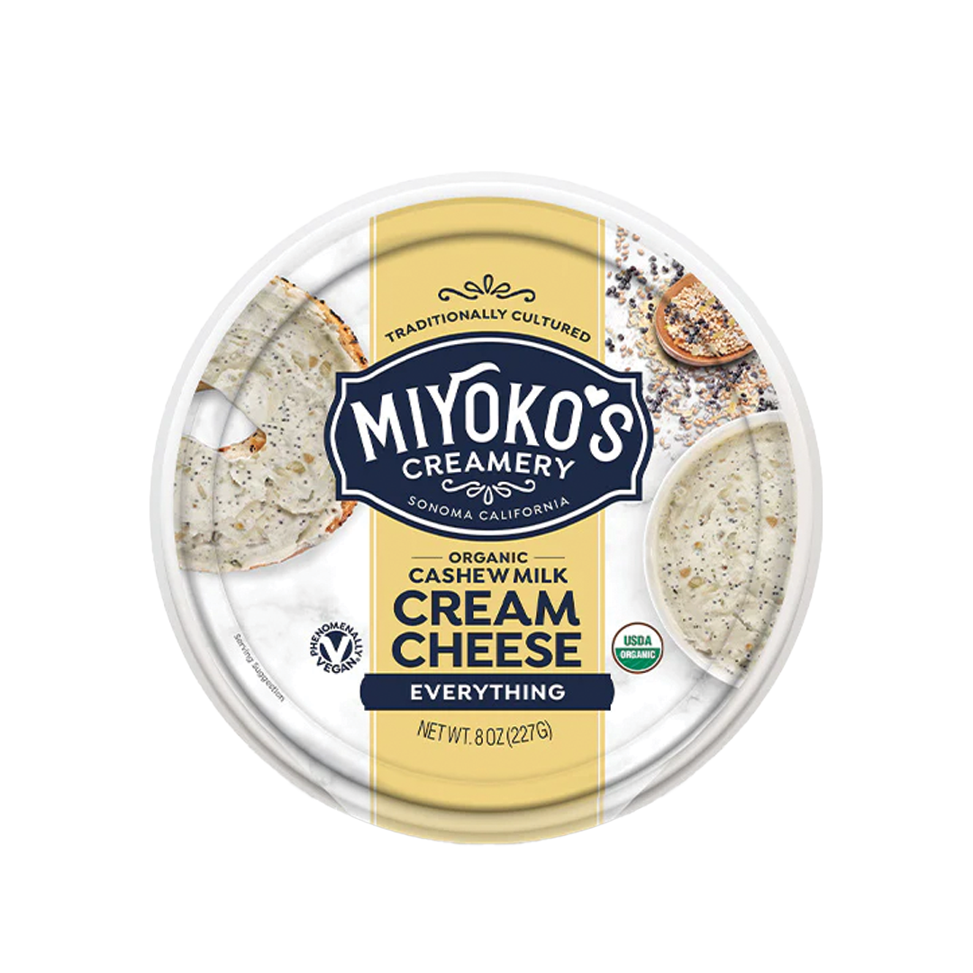 Miyoko's Creamery Organic Cashewmilk Cream Cheese Everything (In Store Pick-Up Only)