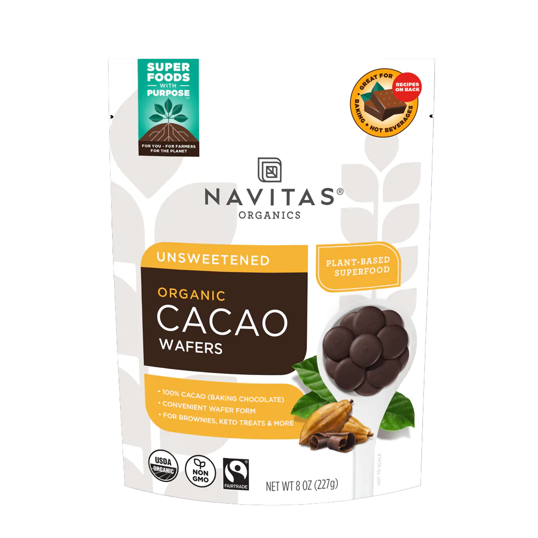 Nativas Organics - Unsweetened Organic Cacao Wafers