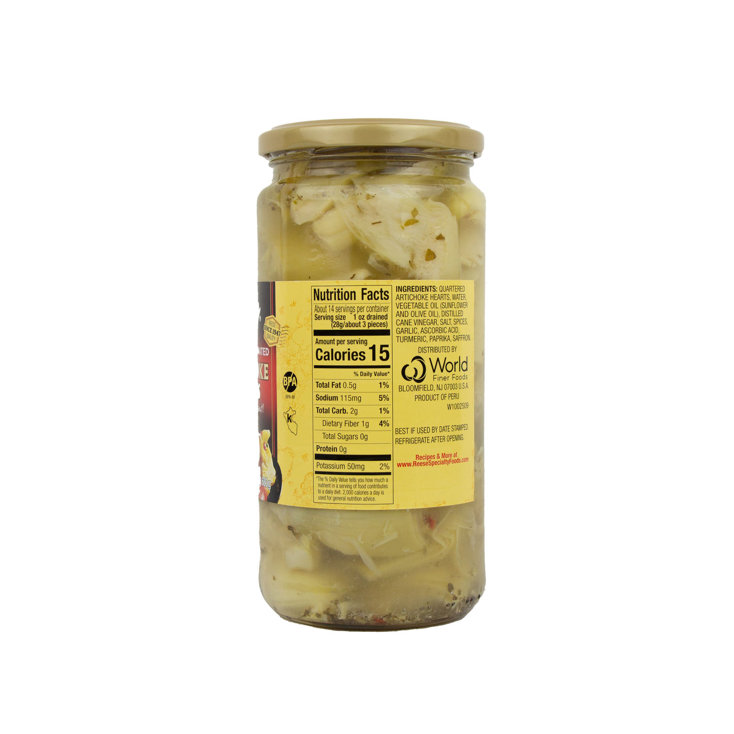 Reese - Quartered Marinated Artichoke Hearts