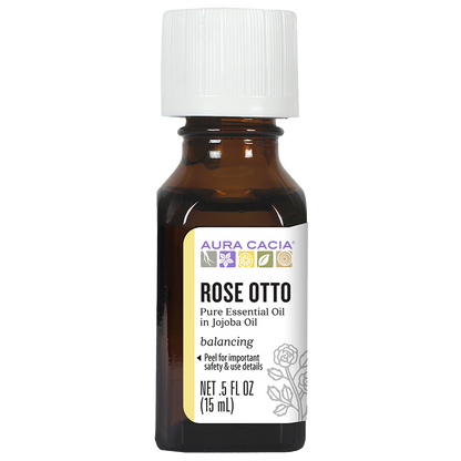 Aura Cacia - Rose Otto Essential Oil (0.5 oz.)