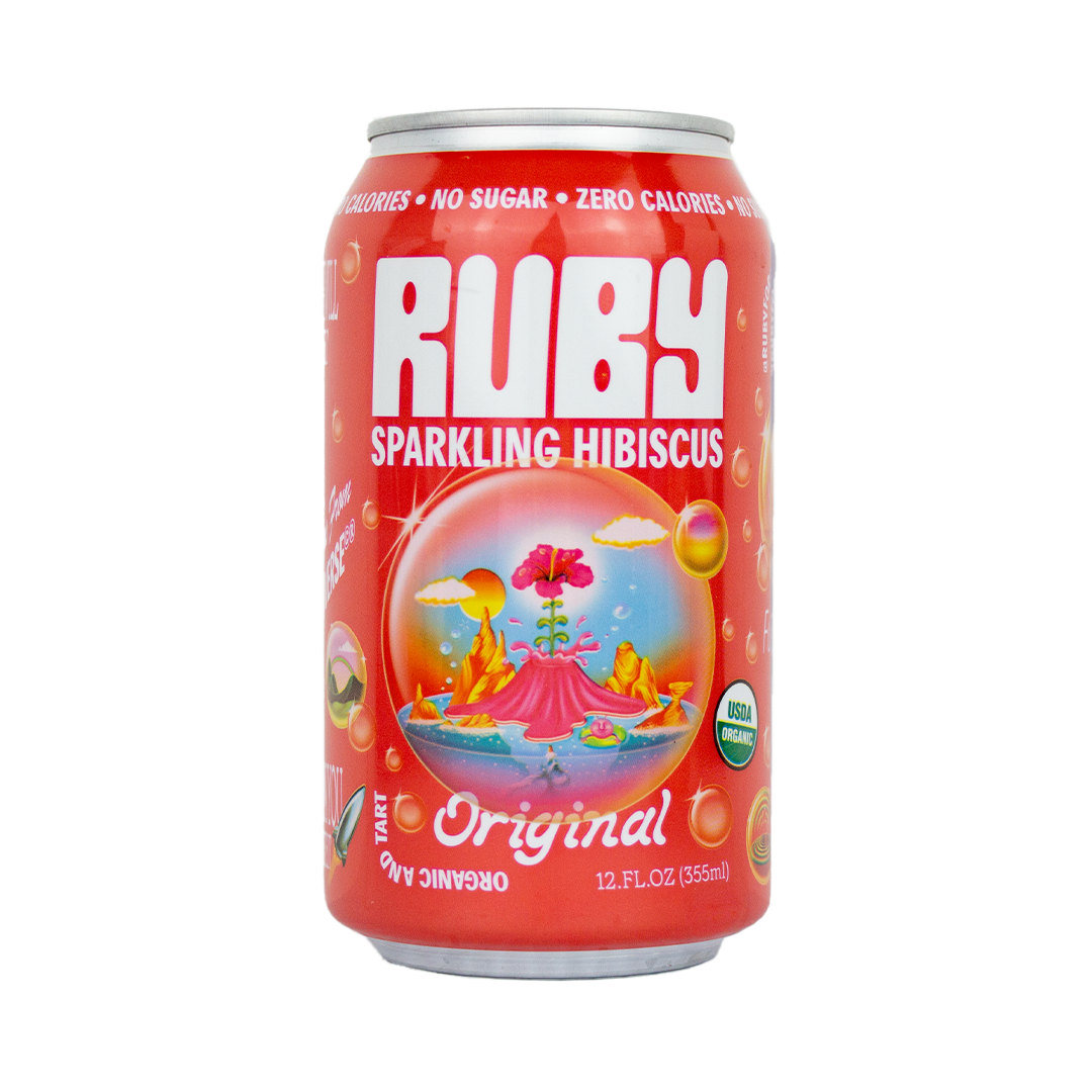 Ruby Sparkling Hibicus - Original