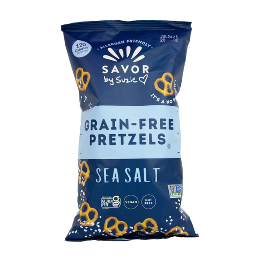 Savor by Suzie - Grain Free Pretzels Sea Salt (6.5 oz.)