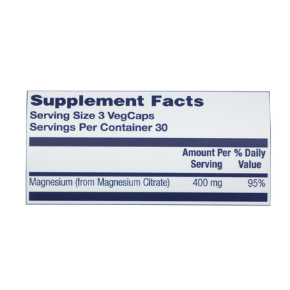 Solaray - Magnesium Citrate 400 MG