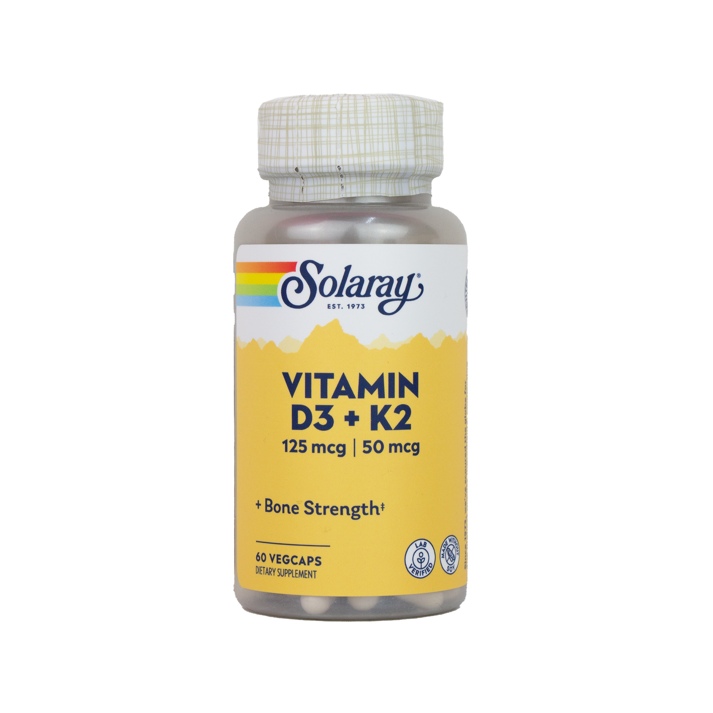 Solaray - Vitamin D3 + K2