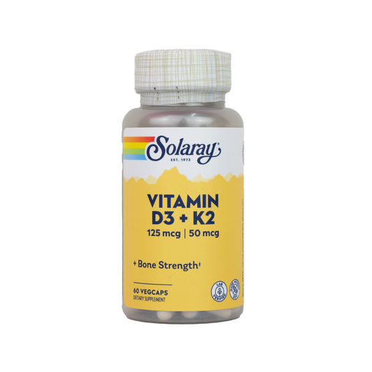 Solaray - Vitamin D3 + K2