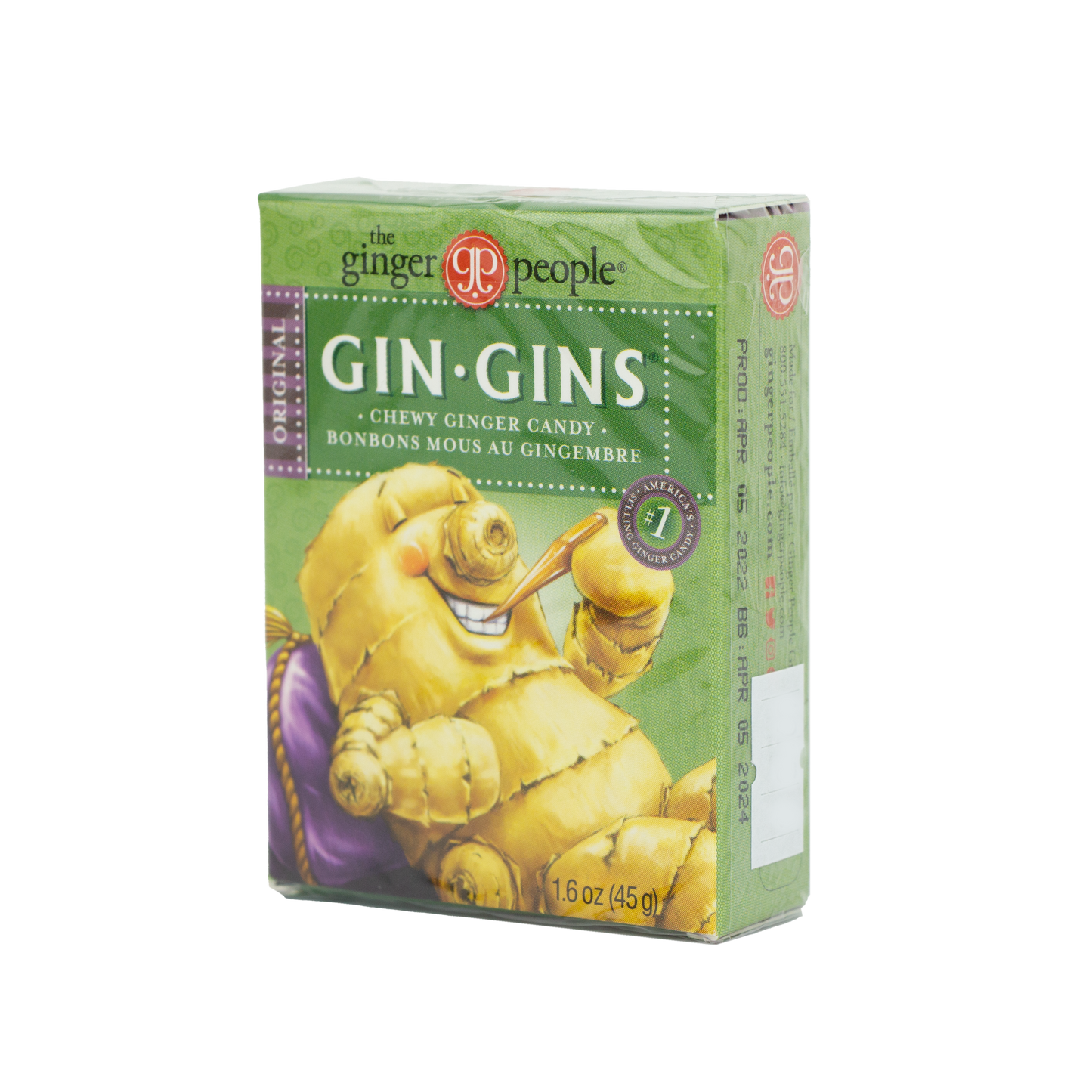 The Ginger People - Gin Gins Chewy Ginger Candy (1.6 oz)