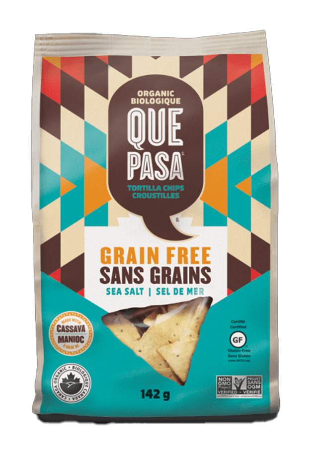 Organic Que Pasa Tortilla Chips Grain Free Sea Salt