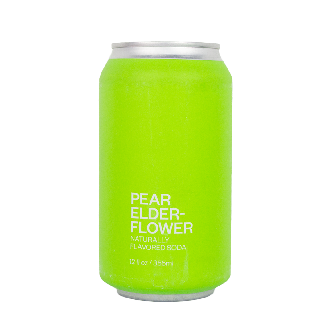 United Sodas of America - Pear Elder-Flower (6pk) (Store Pick-Up Only)