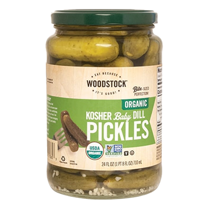 Woodstock - Organic Kosher Baby Dill Pickles (Store Pick-Up Only)