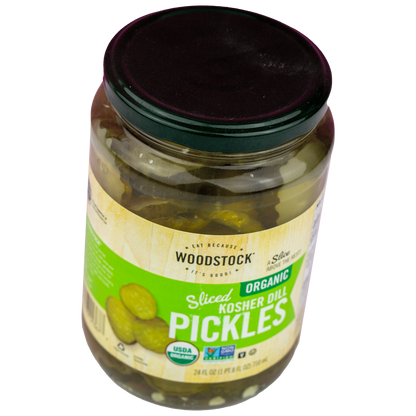 Woodstock - Organic Sliced Kosher Dill Pickles (In Store Pick-Up Only)